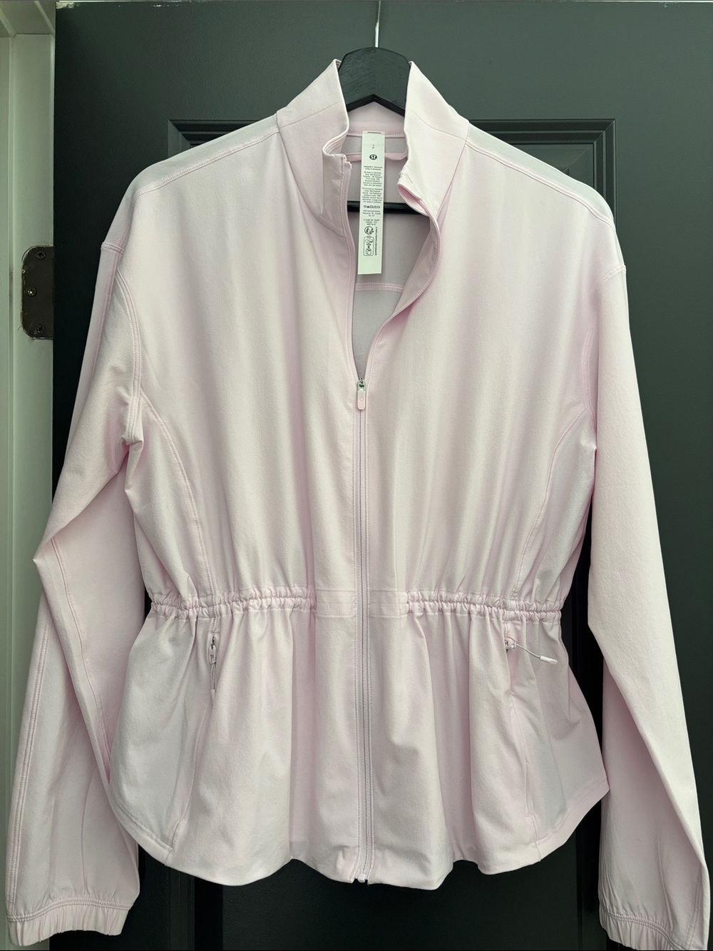 Light Pink Women's Zip Front Jacket - Brand Unspecified